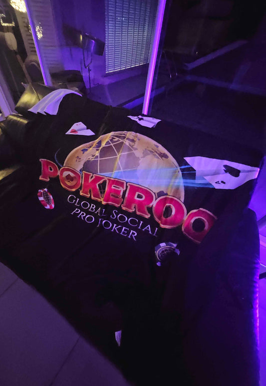 POKEROO Throw Blanket (black)