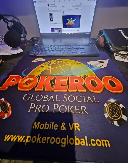 POKEROO Gaming Mouse Pad (blue)