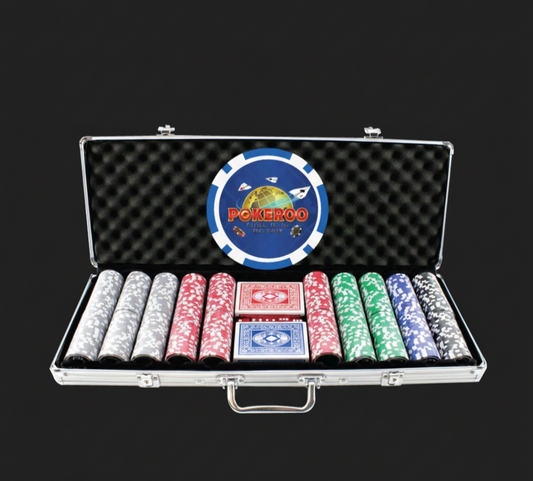 POKEROO Chip Gift Set (silver case)
